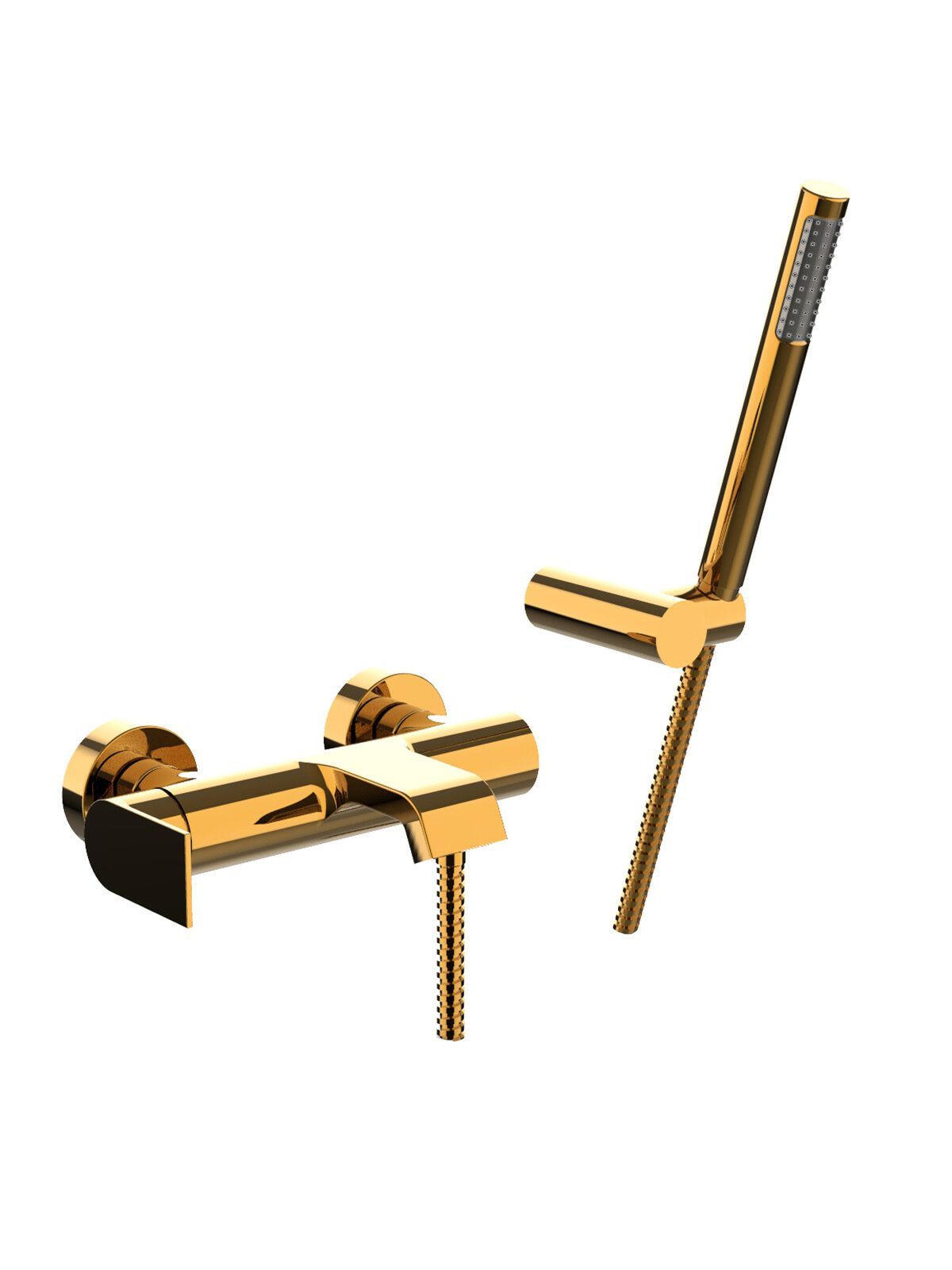 Настенный смеситель для ванны с ручным душем Rubinetterie Frattini Птолемей ARCH-00068297 - Вид №2