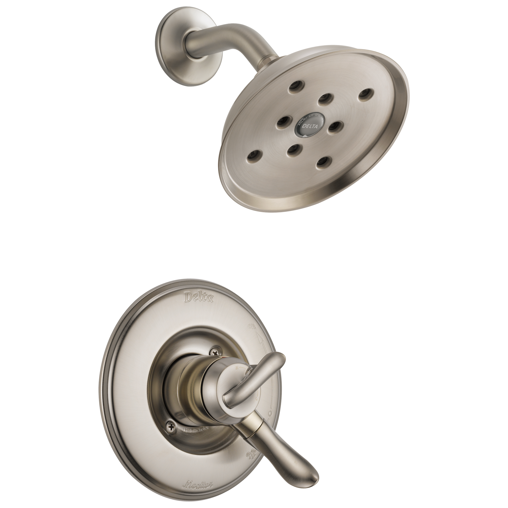 T17294-SS Накладка для душа Monitor® 17 серии H2Okinetic® Delta Faucet Linden Нержавеющая сталь 