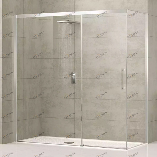 Душевой уголок 140x90 ROSE ROSSE PH+F Novellini ROSE ROSSE с серебристым профилем ROSEPH1371BROSEFH881B