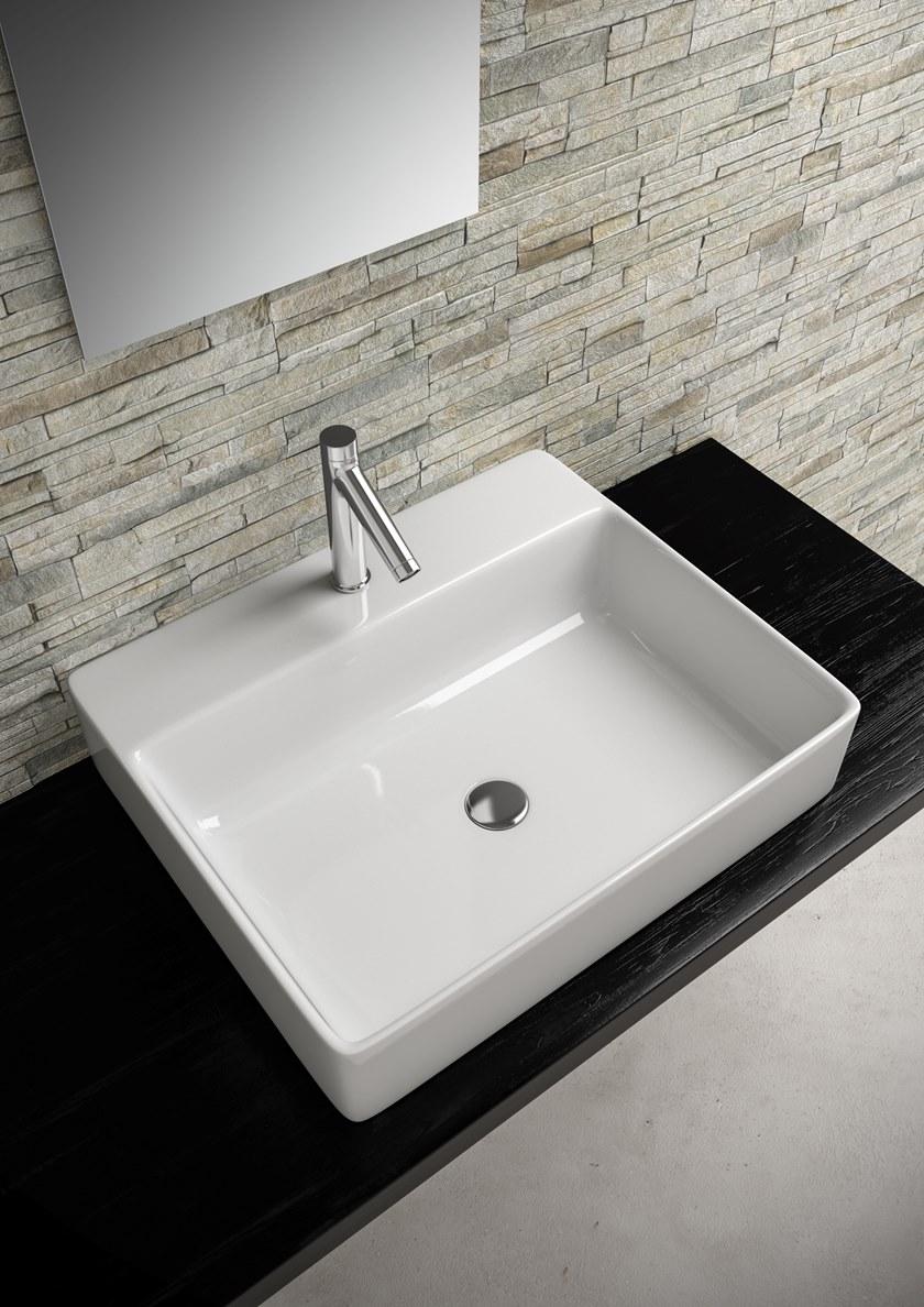 Lil4160101 Накладная раковина на столешницу  овальная Olympia Ceramica LAVABI D'ARREDO - Вид №1