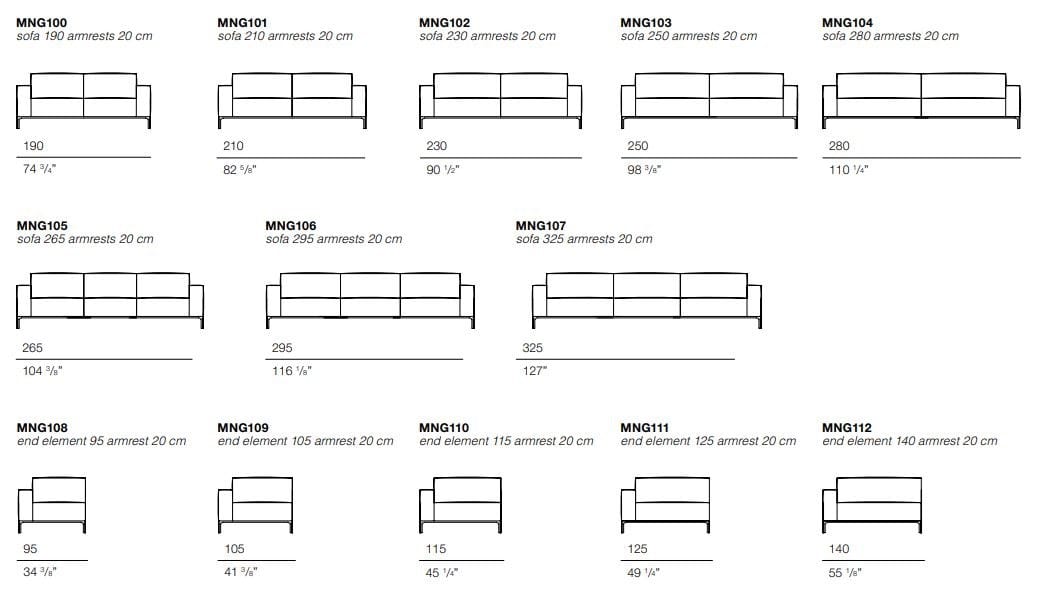 Угловой диван из ткани BODEMA MAN-GO ARCH-00064992 - Вид №3
