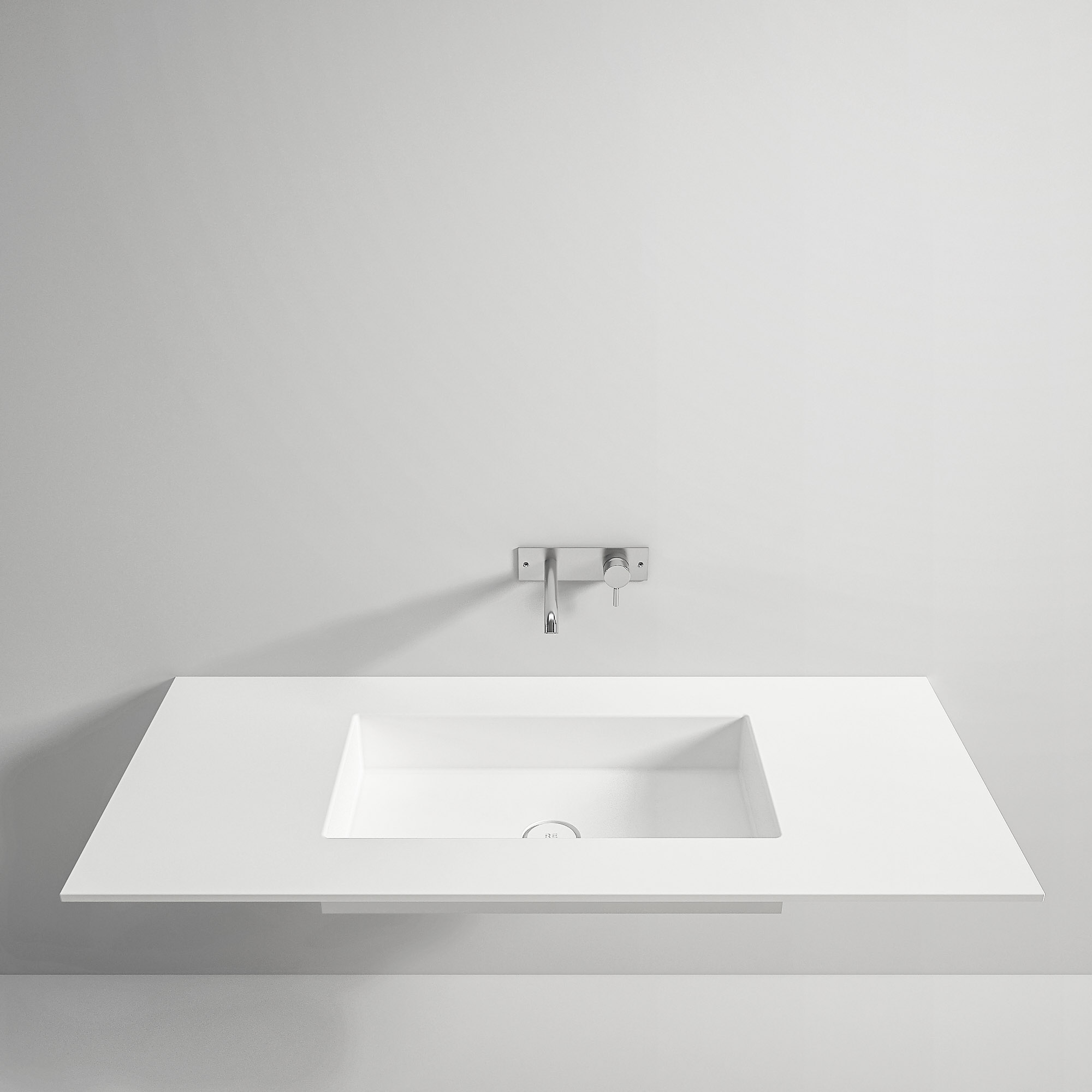 Rexa Design Столешница из Corian® с прямоугольной раковиной REXA-ST81 