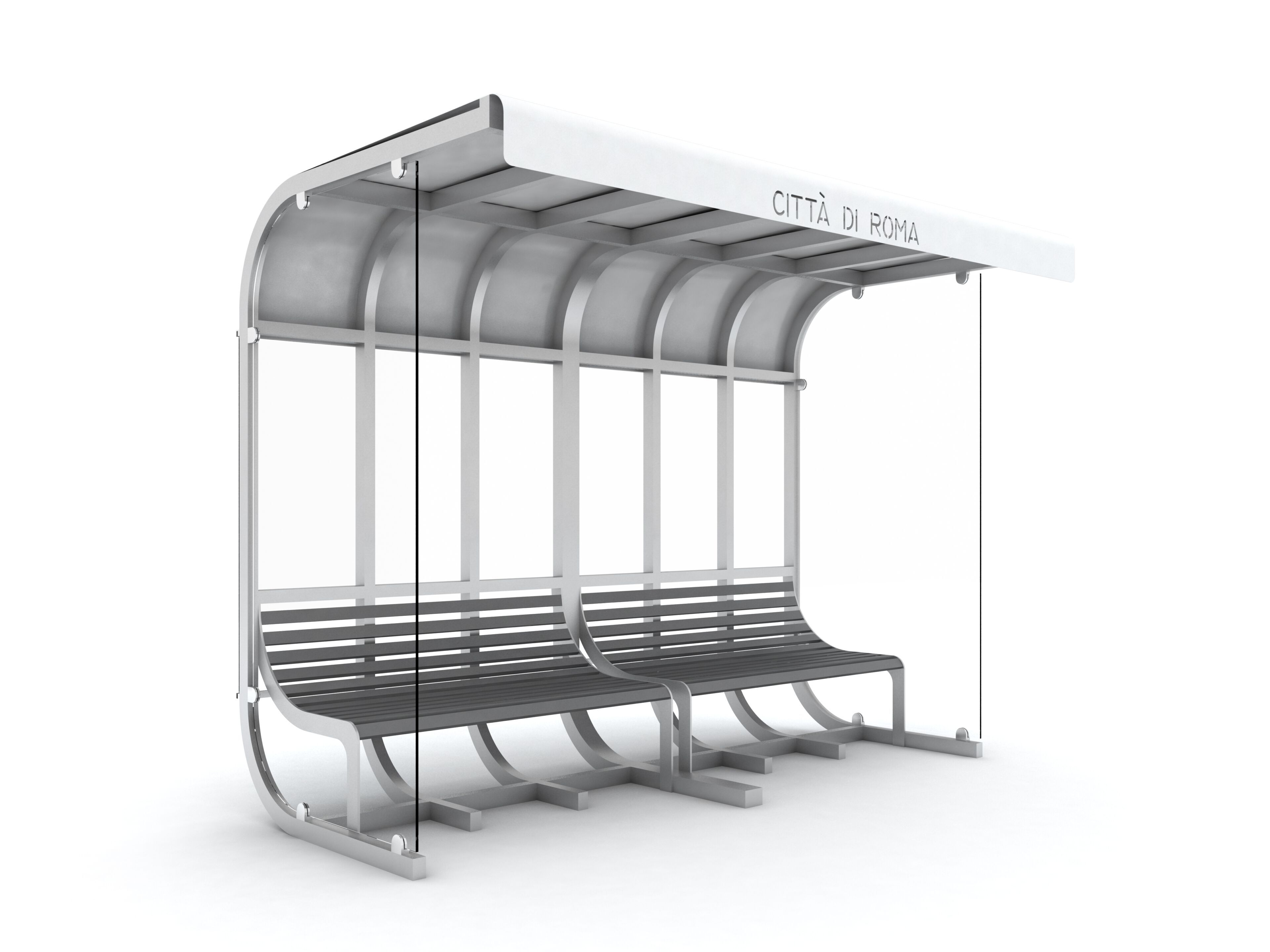 Навес для автобусной остановки Viscio Urban Design DOLCEVITA ARCH-00013675