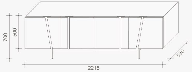 Lema Буфет из дуба sun-id-1510181 - Вид №3