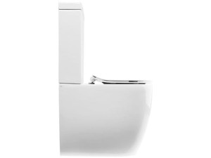 Керамический цельный туалет