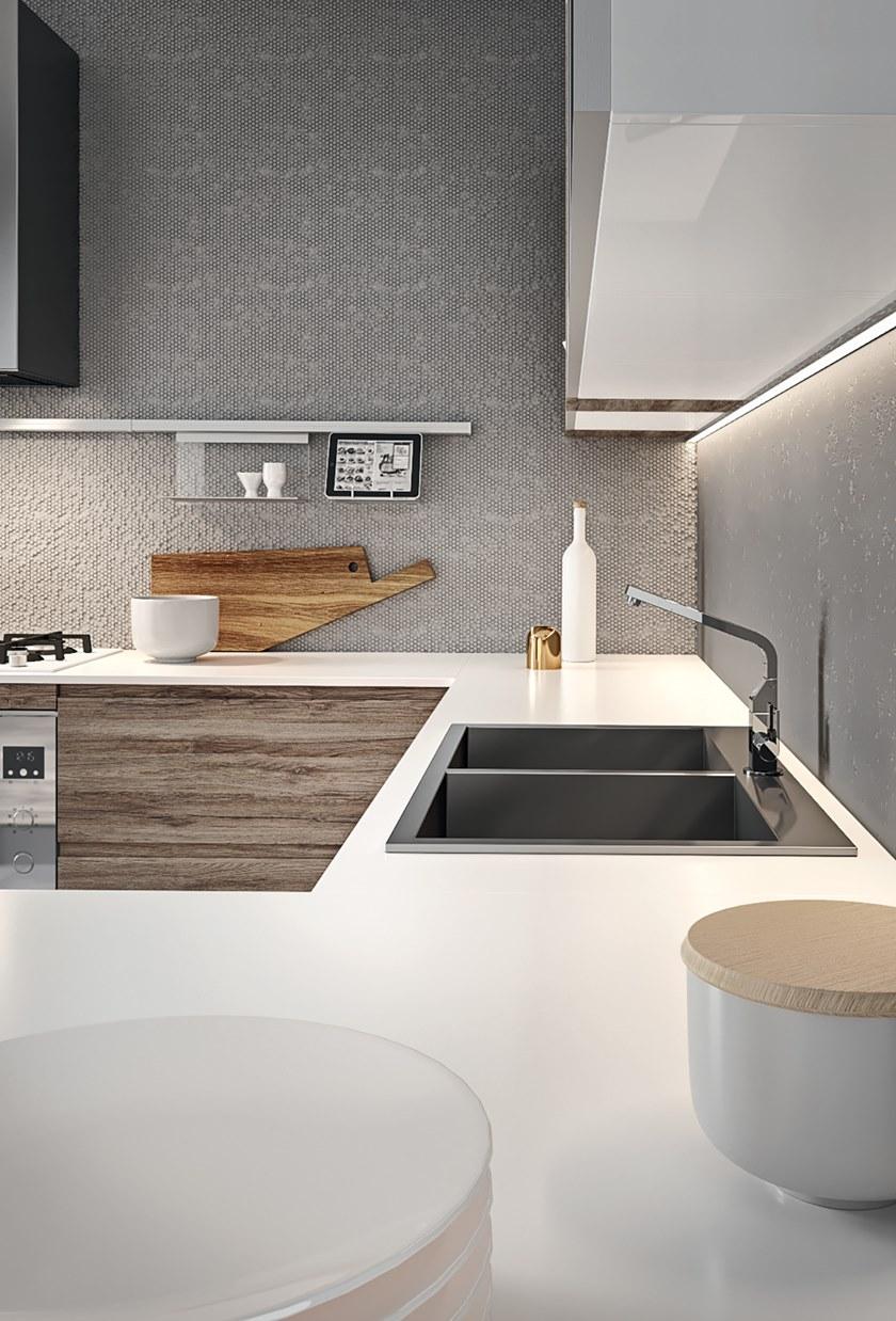 Colombini Casa Полимерная кухня на заказ sun-id-1358637 - Вид №20