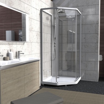 Душевая кабина 100x100 Ido Showerama 10-5 Comfort 558.208.316 (М/П/М) Santreyd  - Вид №2