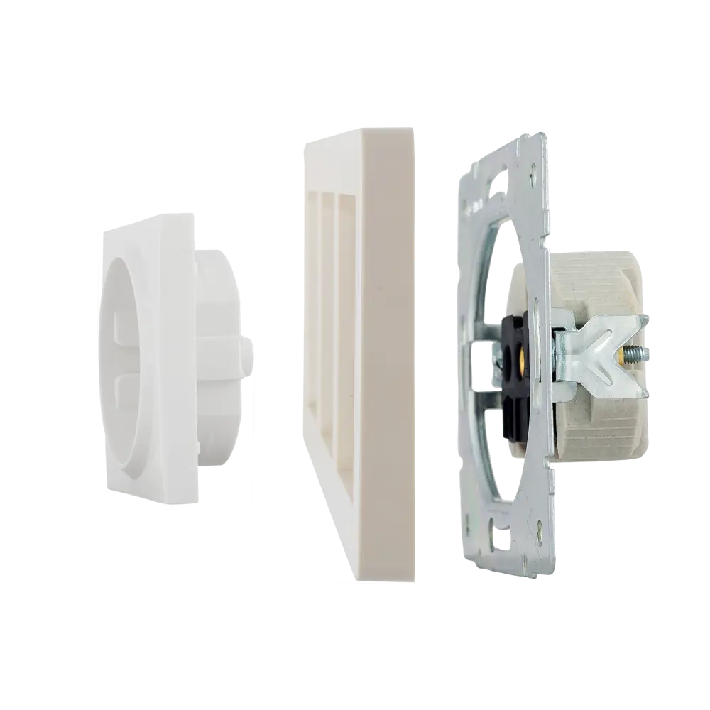 Рамка трехместная SYSTEME ELECTRIC W59 для розеток и выключателей бежевая 82593336 STLM-0030829 - Вид №3