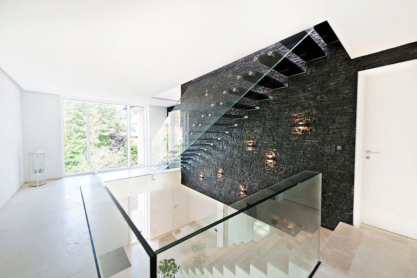 Прямая лестница из стекла Siller Treppen Mistral ARCH-00094371 - Вид №3