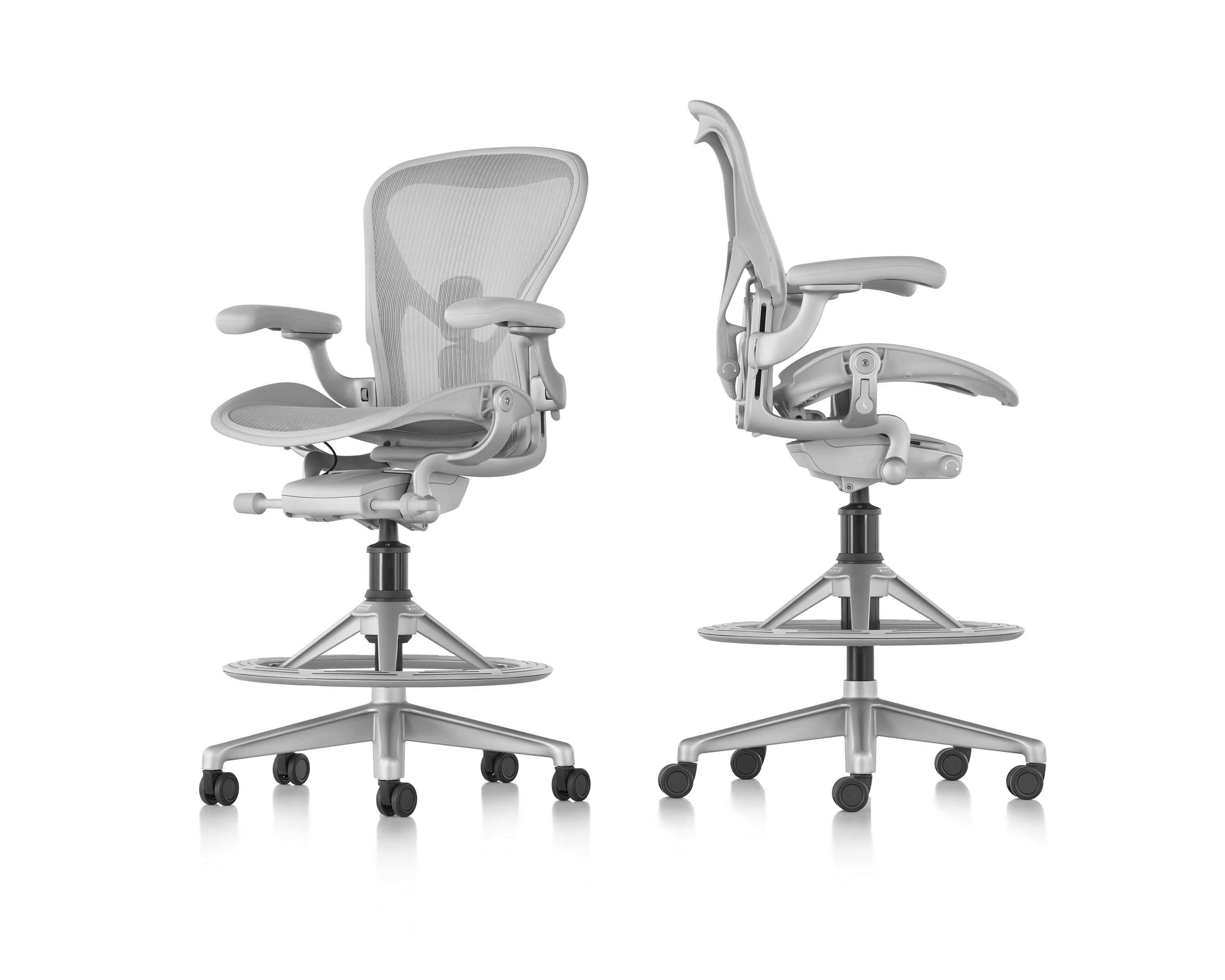 5 спиц поворотный офисный стул с подлокотниками Herman Miller Aeron ARCH-00029451 - Вид №7