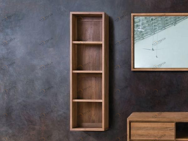 KARPENTER Открытая стенка из дерева с полками Parker sun-id-1429218