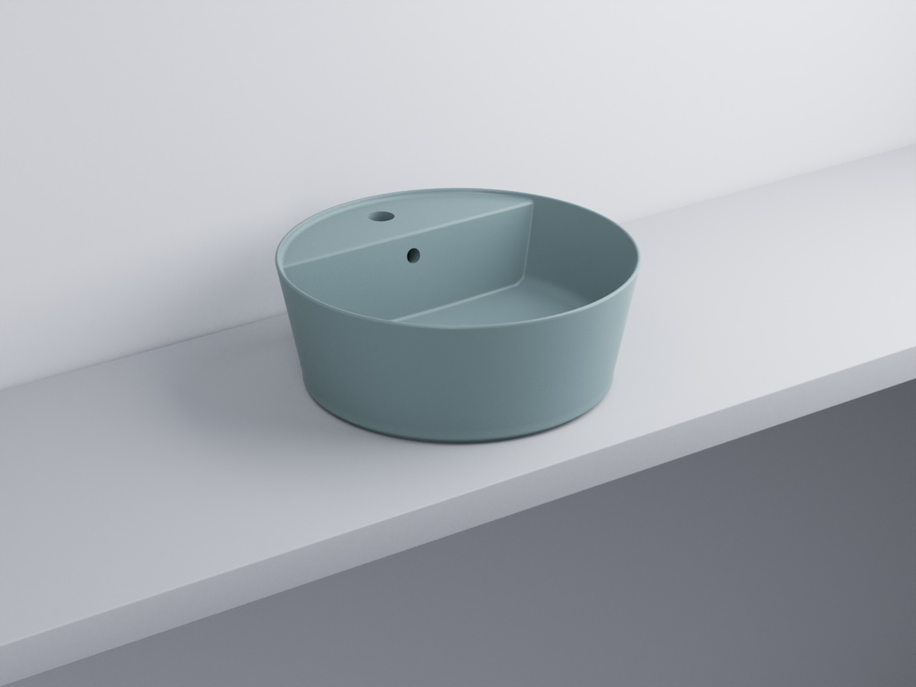 HALAT45-PL Раковина круглый Handy ø45 одно отверстие под смеситель cielo Le Bacinelle Ceramica Cielo