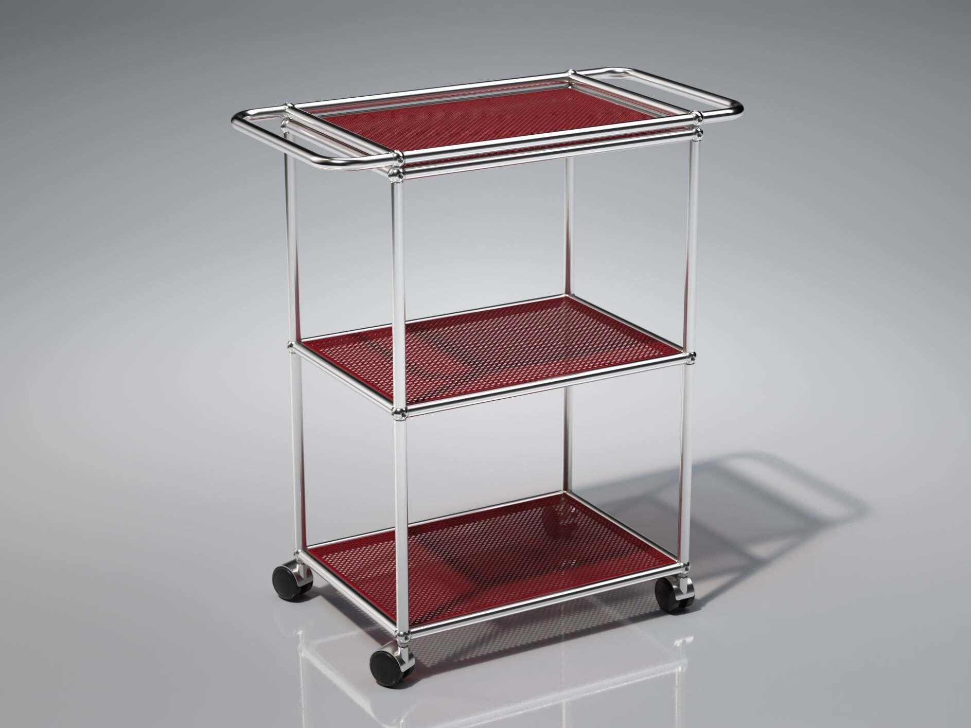 Стальная тележка для еды USM TESSELLATE ARCH-00098384 - Вид №2
