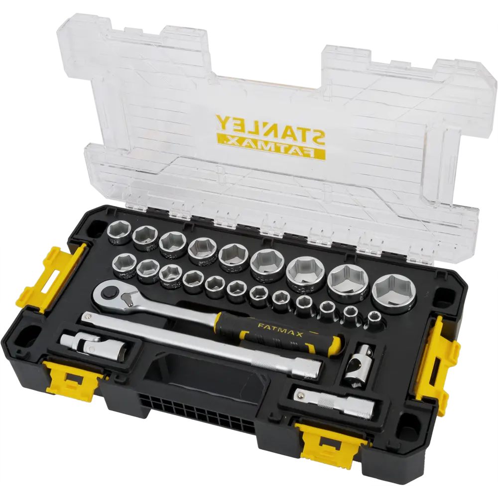 Набор торцевых головок с ключом Stanley Fatmax FMMT98103-1 1/2 дюйма, 26 шт STLM-2158855