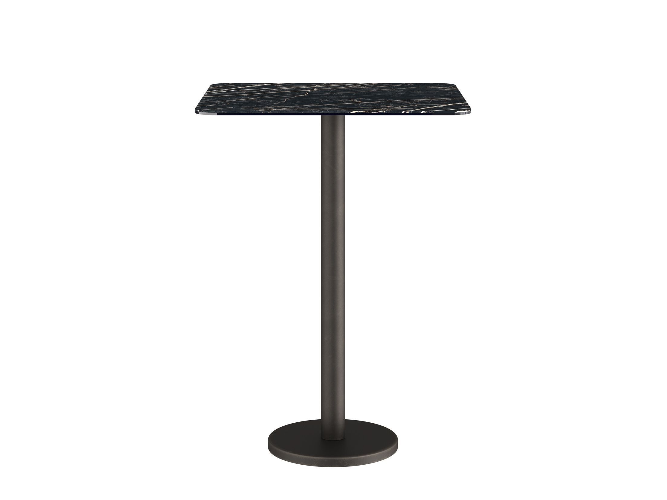 Высокий квадратный стол из керамогранита и металла DÔME DECO Awaken ARCH-00055047 - Вид №1
