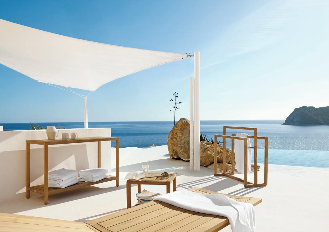 MNST106 Вешалка для полотенец из teakового дерева Manutti Siena - Вид №1