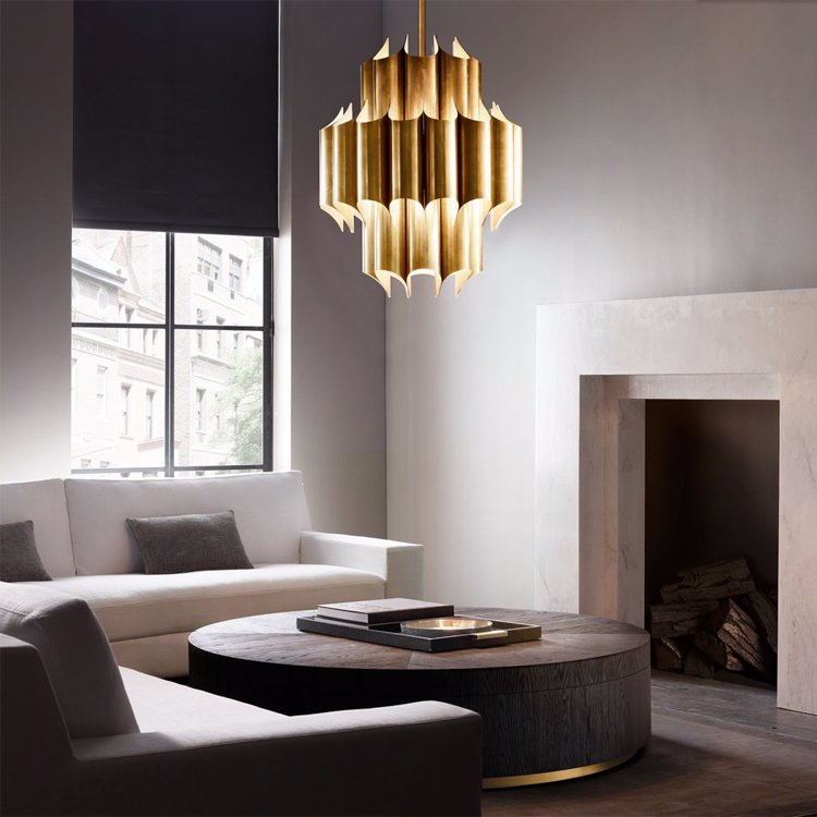 Подвесной светильник Cathedral 5 от Delight Collection KM0847P-5 DELIGHT COLLECTION ДИЗАЙНЕРСКИЕ 243900 Латунь  - Вид №1