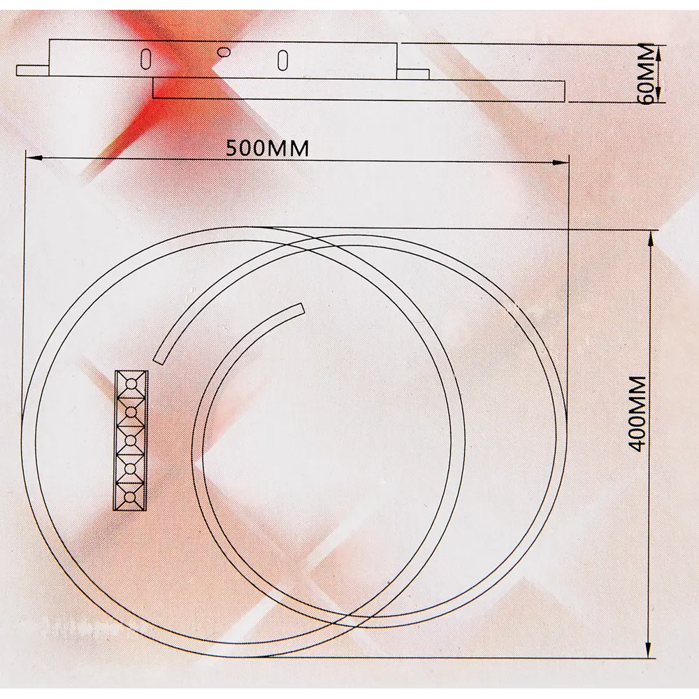 Умная люстра потолочная светодиодная Schaffner Seni 2960-500 10 Вт регулируемый белый свет цвет белый STLM-2131849 - Вид №13