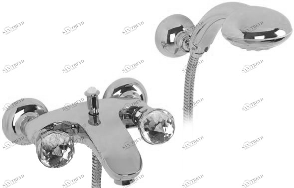 Смеситель MIGLIORE Korona ML.KRN-4702.CR для ванны/душа - хром 