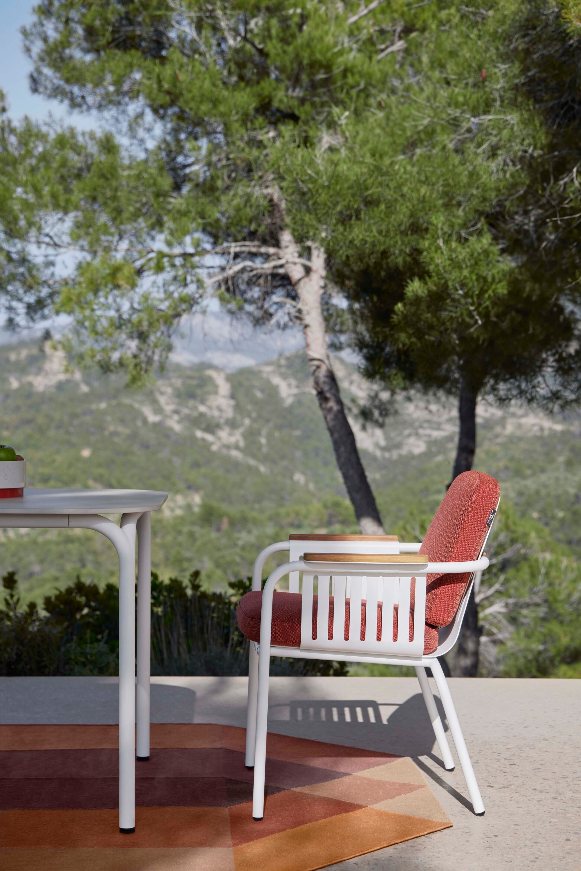 Алюминиевый садовый стул с подлокотниками GANDIABLASCO ARCH-00095421 - Вид №3