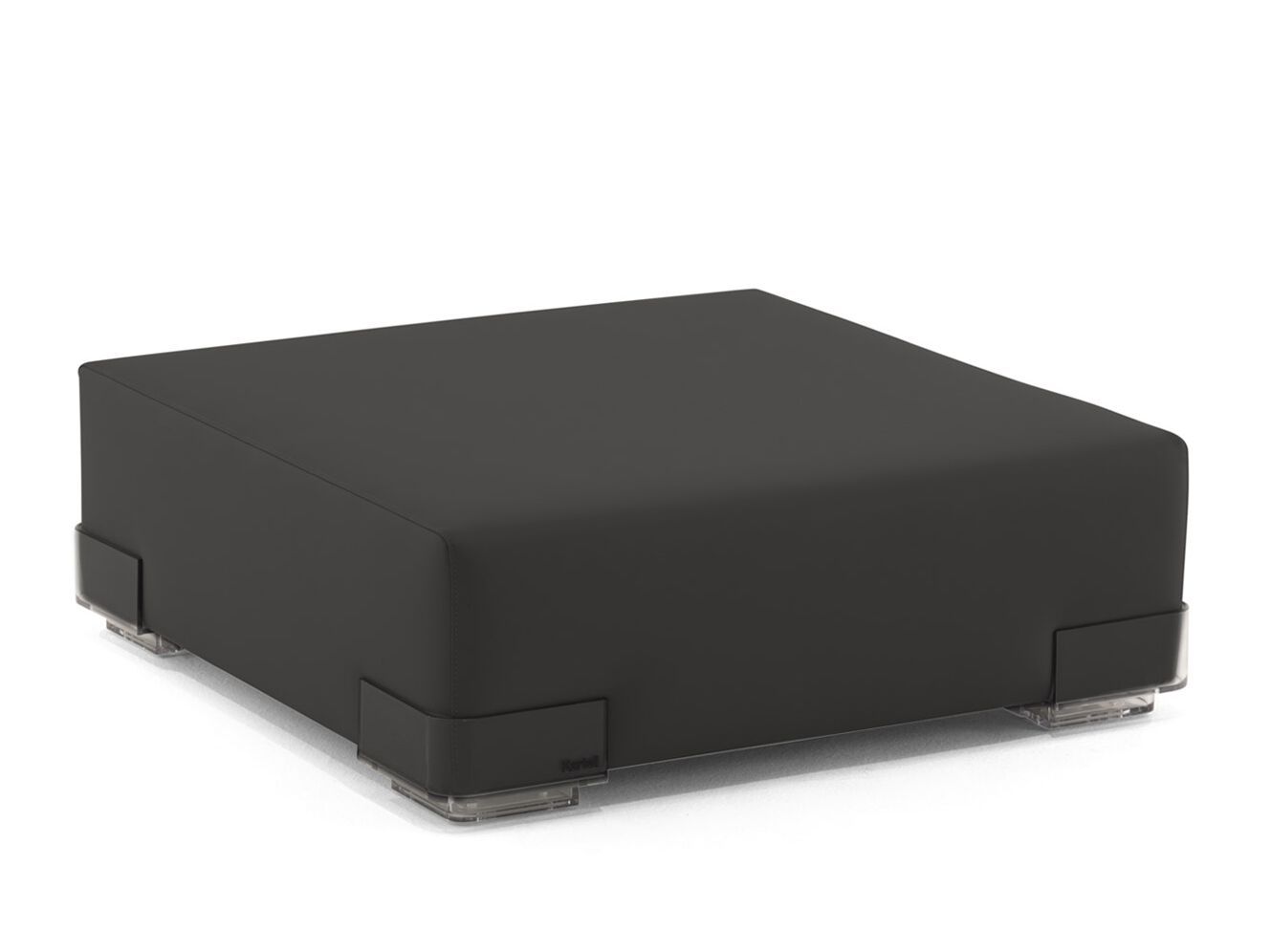 Съемный квадратный пуф из искусственной кожи Kartell Plastics ARCH-00011527 - Вид №5