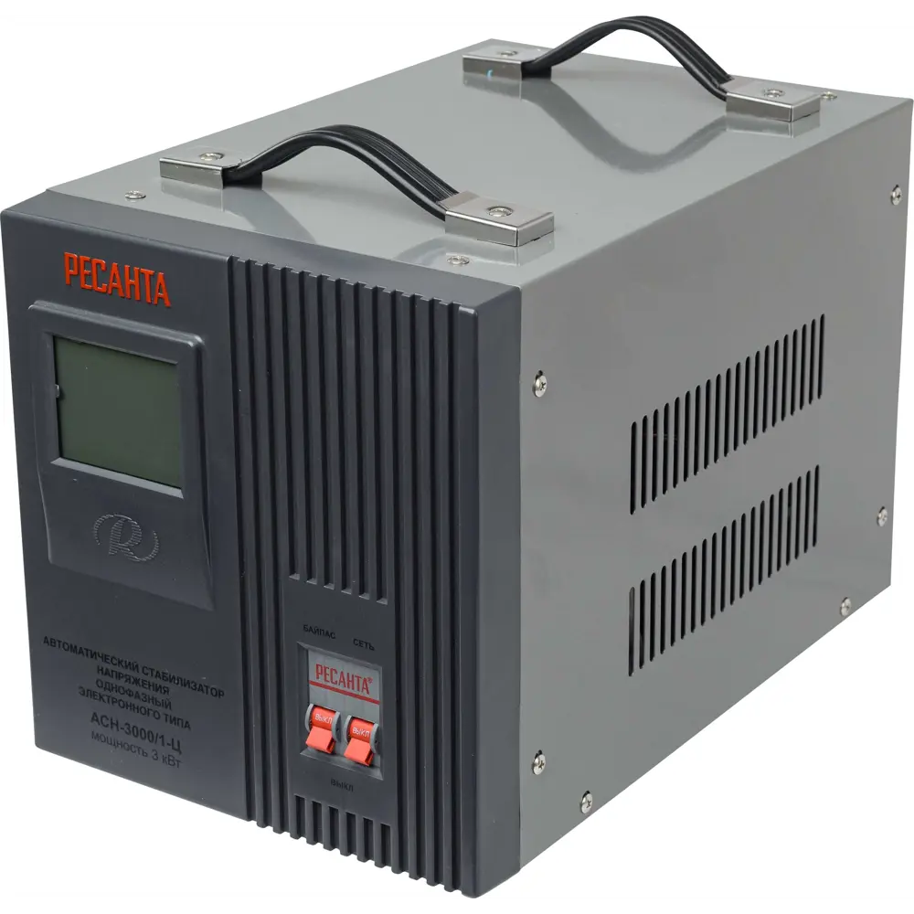 Стабилизатор напряжения Ресанта АСН- 3 000/1-Ц 3 кВт STLM-2202831