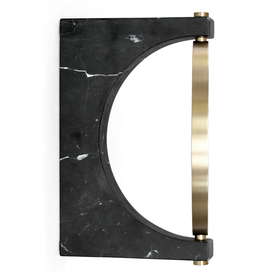 3610539 MENU Мраморное зеркало Пепе, стена Латунь | Черный мрамор  - Вид №4