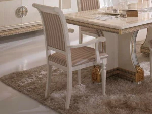 Arredoclassic Мягкое кресло в стиле либерти с подлокотниками и высокой спинкой Liberty