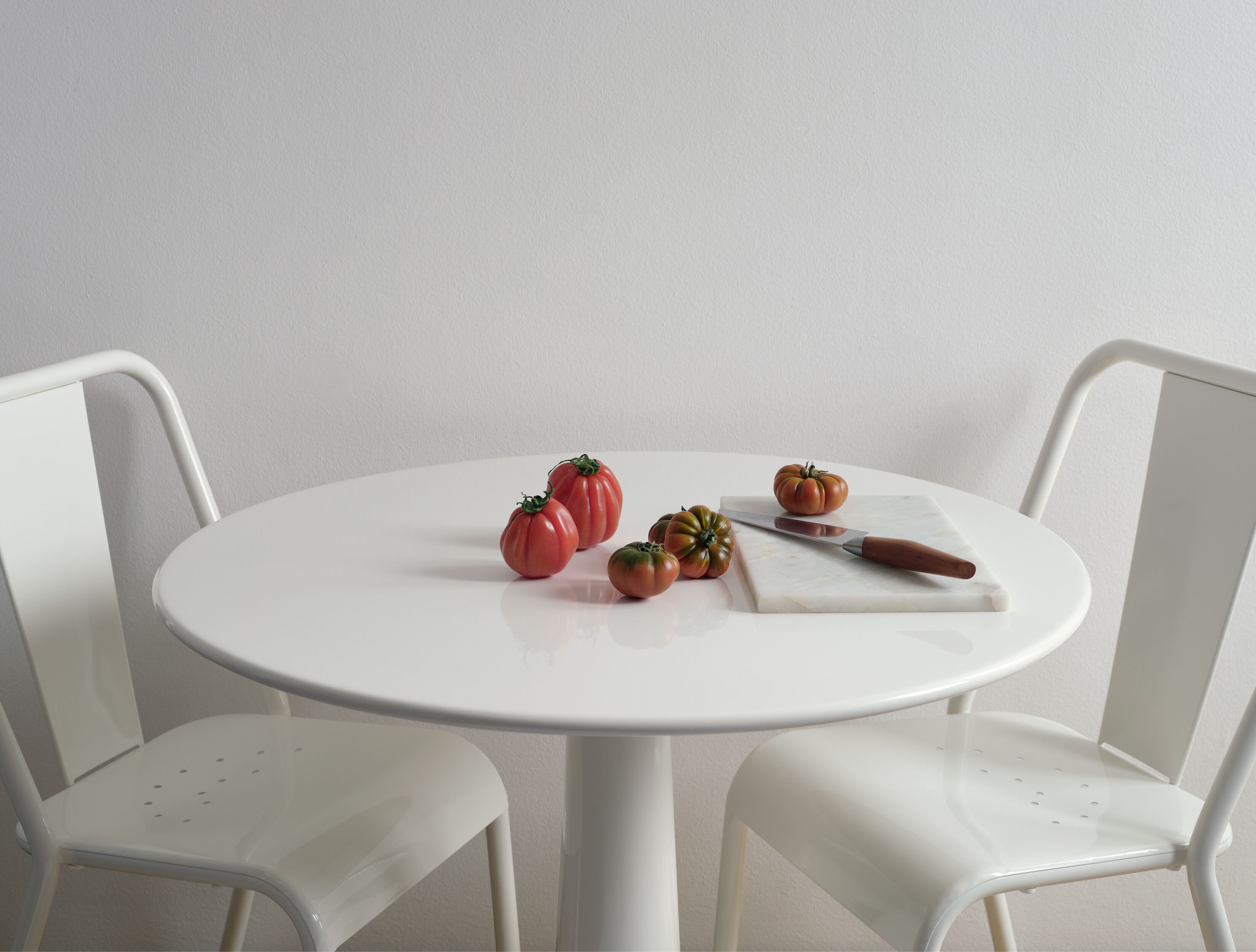 Круглый стальной обеденный стол Tolix ARCH-00076482 - Вид №3