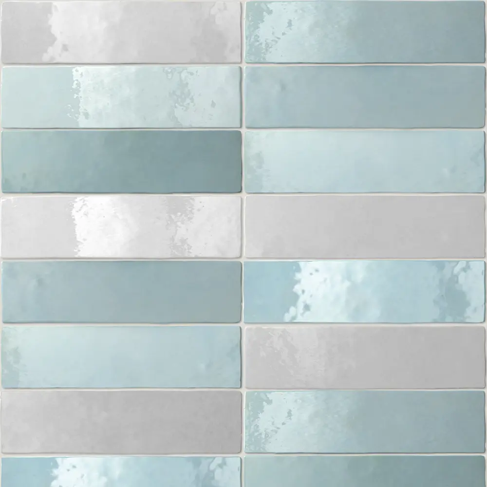 Venta Глазурь - Влагостойкие ПВХ панели под камень голубого оттенка 84343842 STLM-0048710