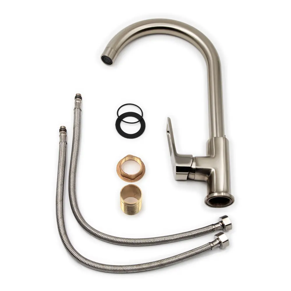 Смеситель кухонный Esko Nancy NC 519 высота 33.2 см цвет сатин NC519 STLM-2126572 - Вид №8