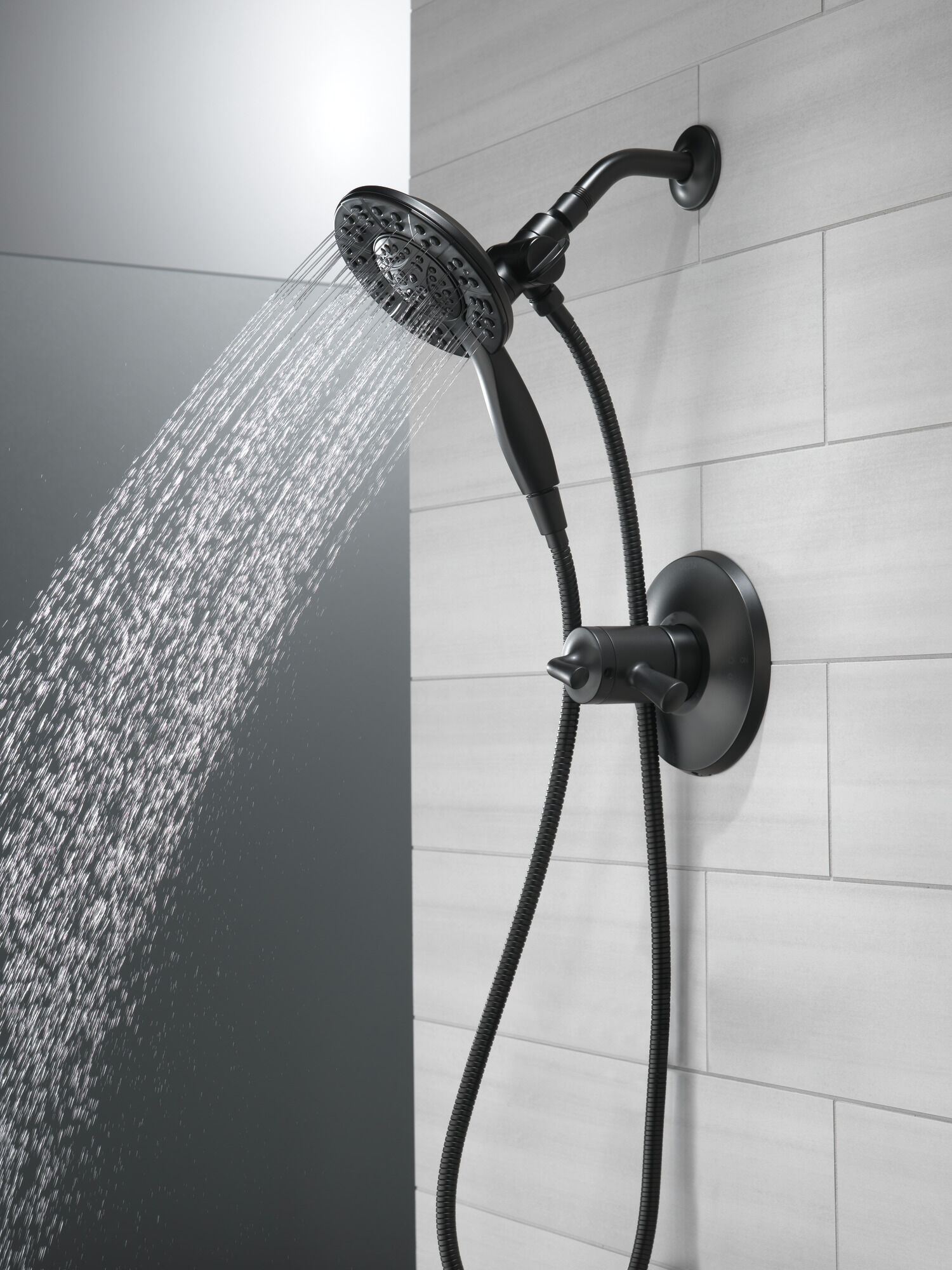 T17233-BL-I Отделка для душа Monitor 17 Series Delta Faucet Kayra Матовый черный - Вид №10