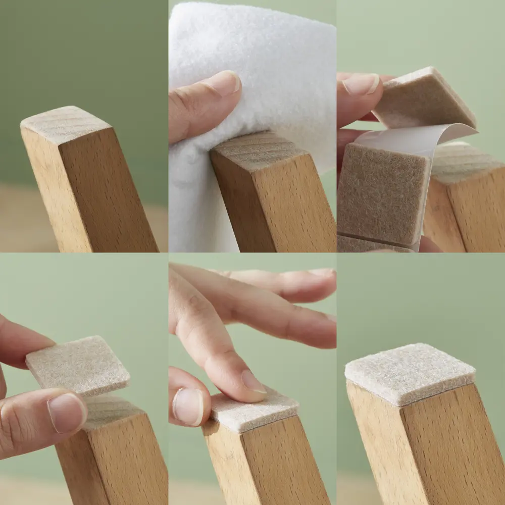 Накладки Standers 23x29 мм, фетр, 8 шт STLM-2161435 - Вид №4