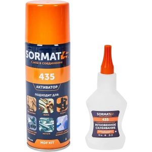 SORMAT 435 Экспресс-комплект для моментального склеивания материалов 89345365
