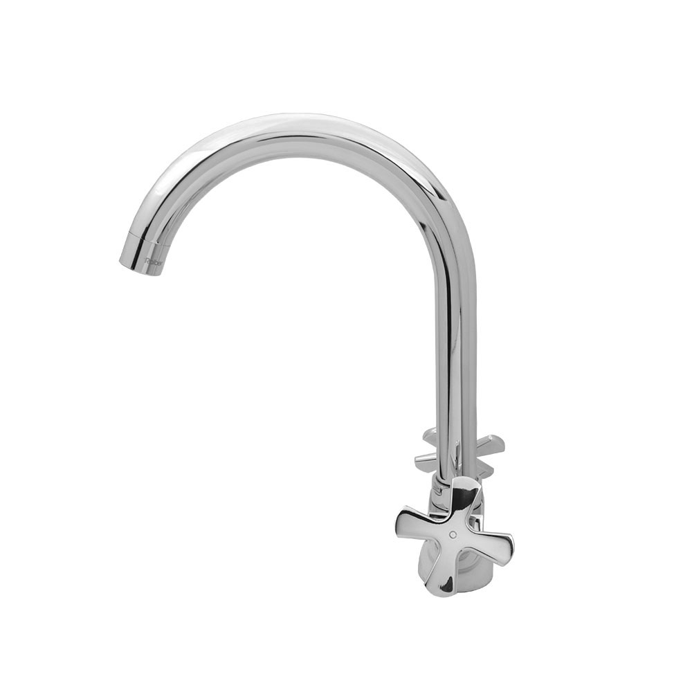 R2203 Смеситель для кухни Main с двумя рукоятками Raiber  - Вид №4