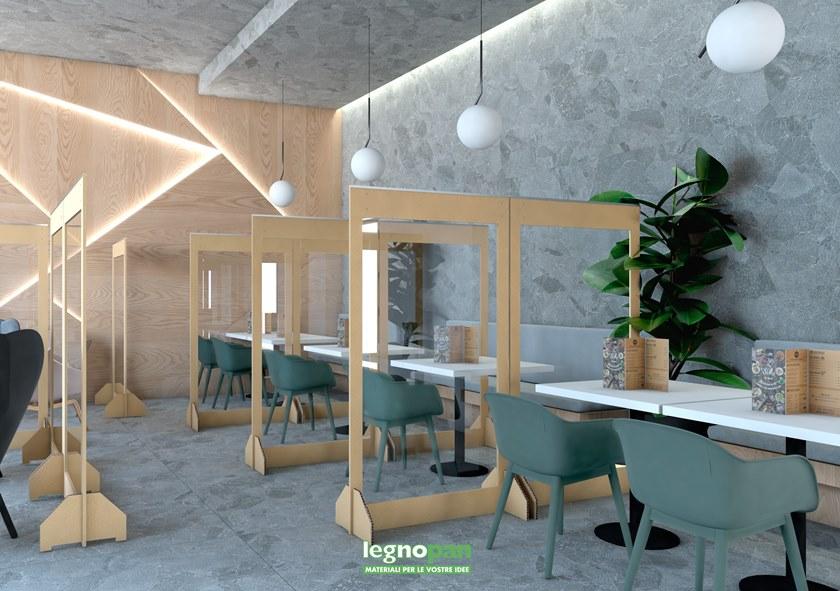 LEGNOPAN Напольный барьер Parafiato из оргстекла и lisocore® sun-id-1447145 - Вид №8