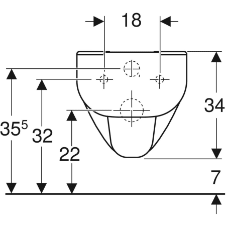 203045000 Подвесной унитаз настенный Белый Geberit  Германия  - Вид №3