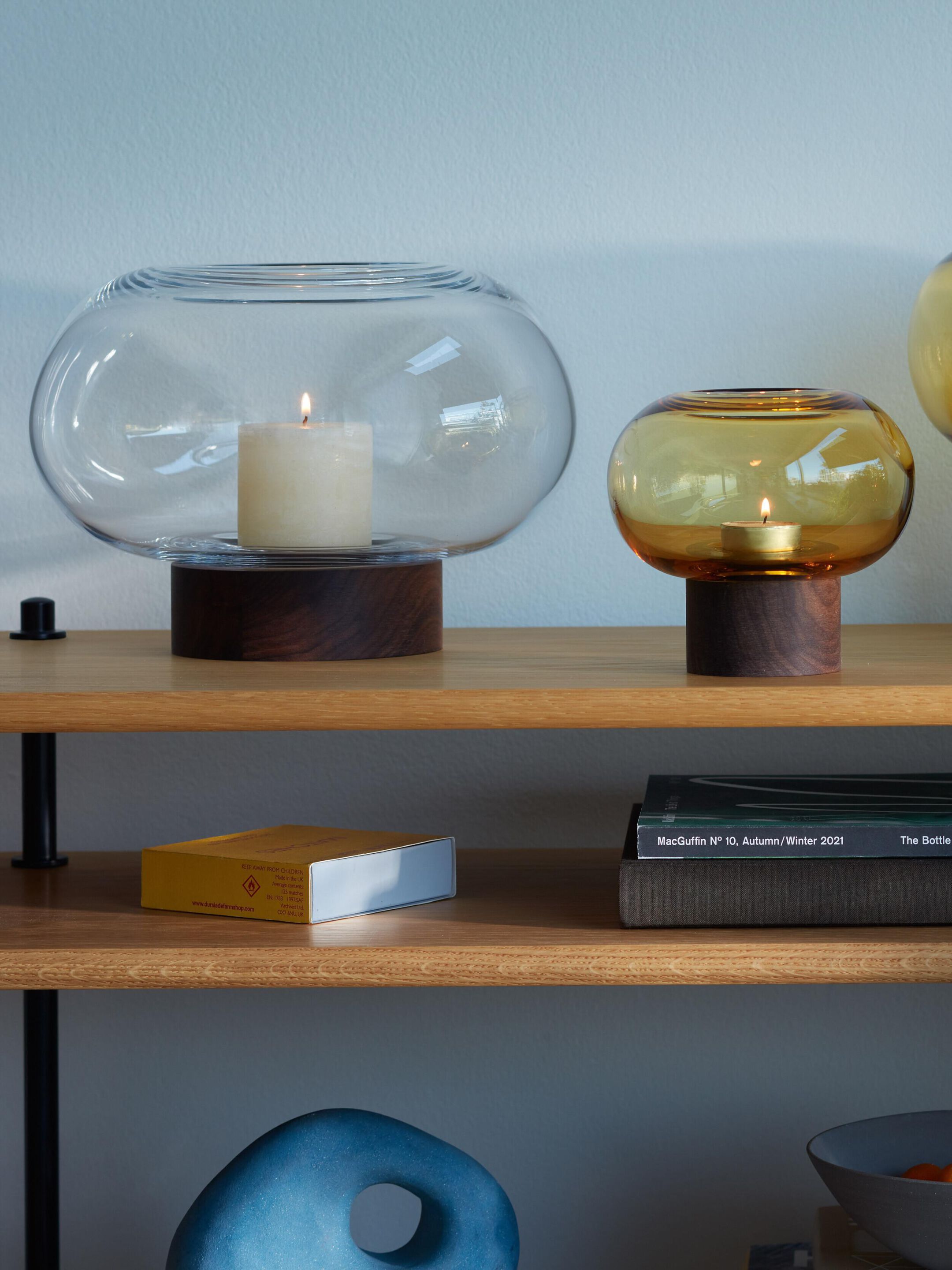 Ваза из дутого стекла LSA OBLATE VASE/LANTERN ARCH-00024258 - Вид №4