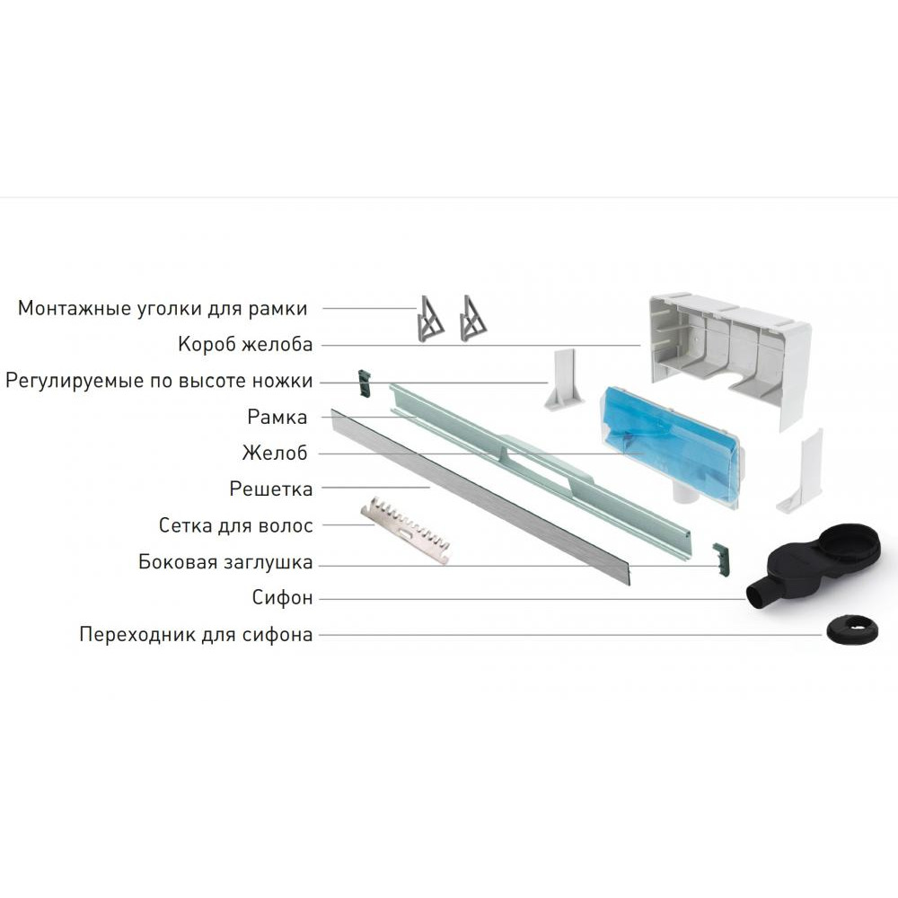 092156 Желоб водосток WALL 600  Berges WALL - Вид №5