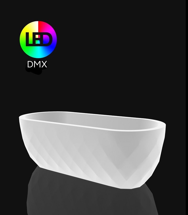 073188 Кашпо Nano матовое LED широкое 33см Vondom Vases - Вид №1