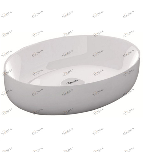 MET42O6001 Накладная раковина на столешницу  овальная Olympia Ceramica 