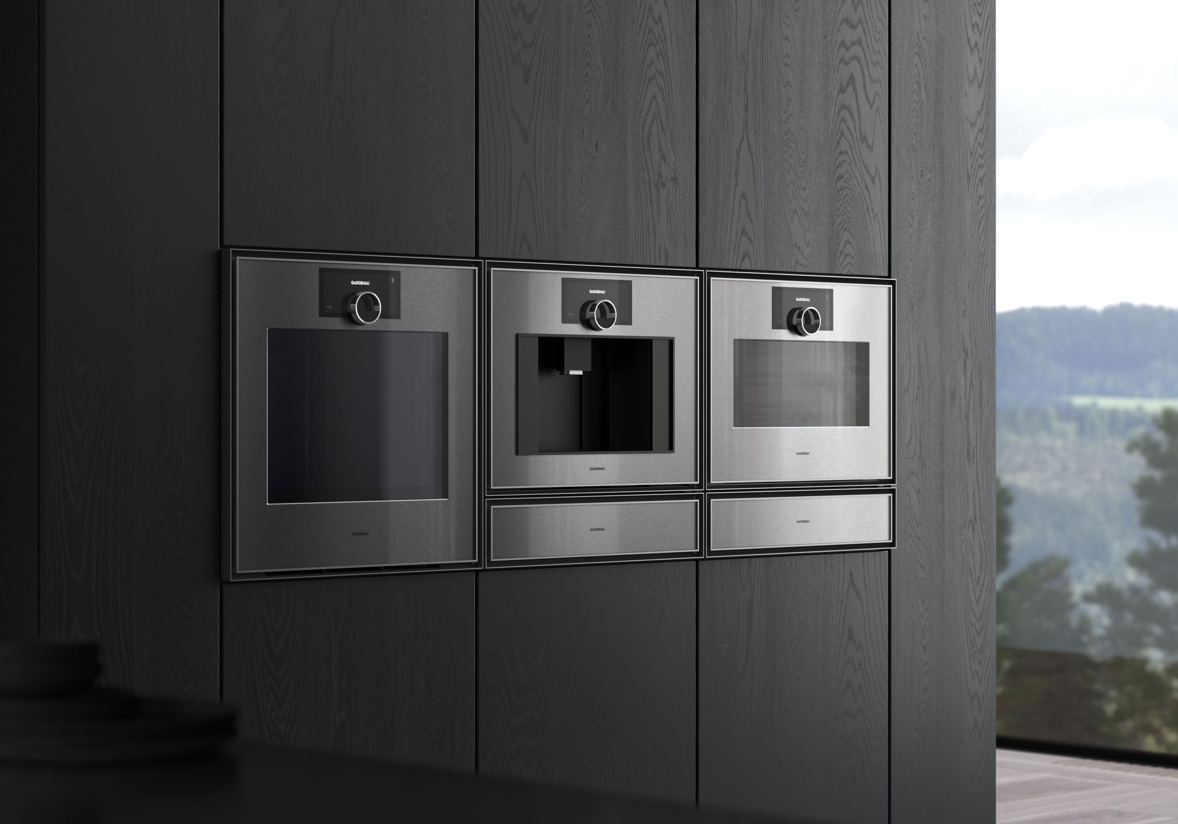Микроволновая печь из нержавеющей стали с сенсорным экраном GAGGENAU Expressive ARCH-00071965 - Вид №2