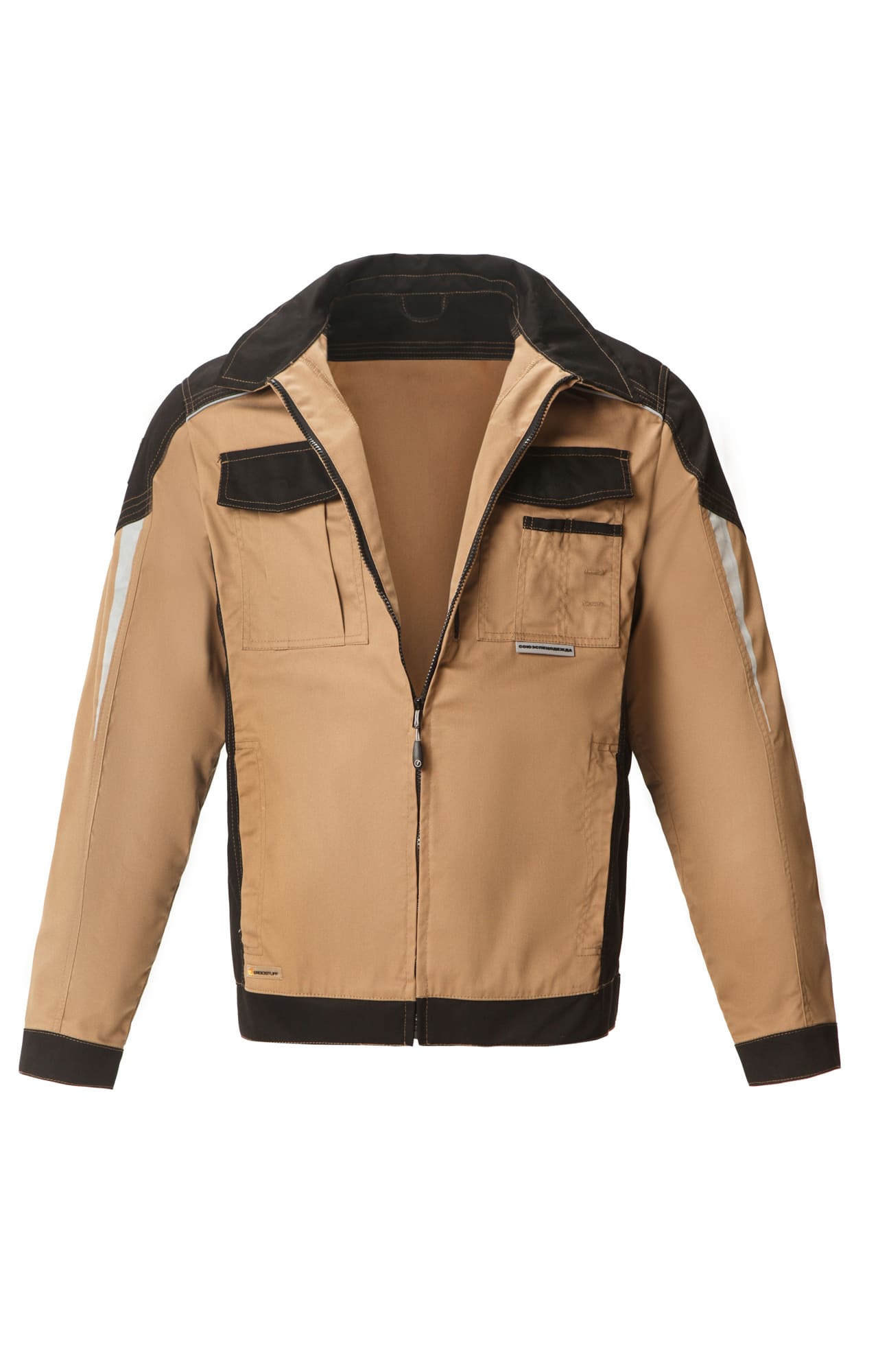 70065 Костюм  NEW бежевый с черным STATUS  Летняя спецодежда  размер 48-50/182-188  - Вид №3