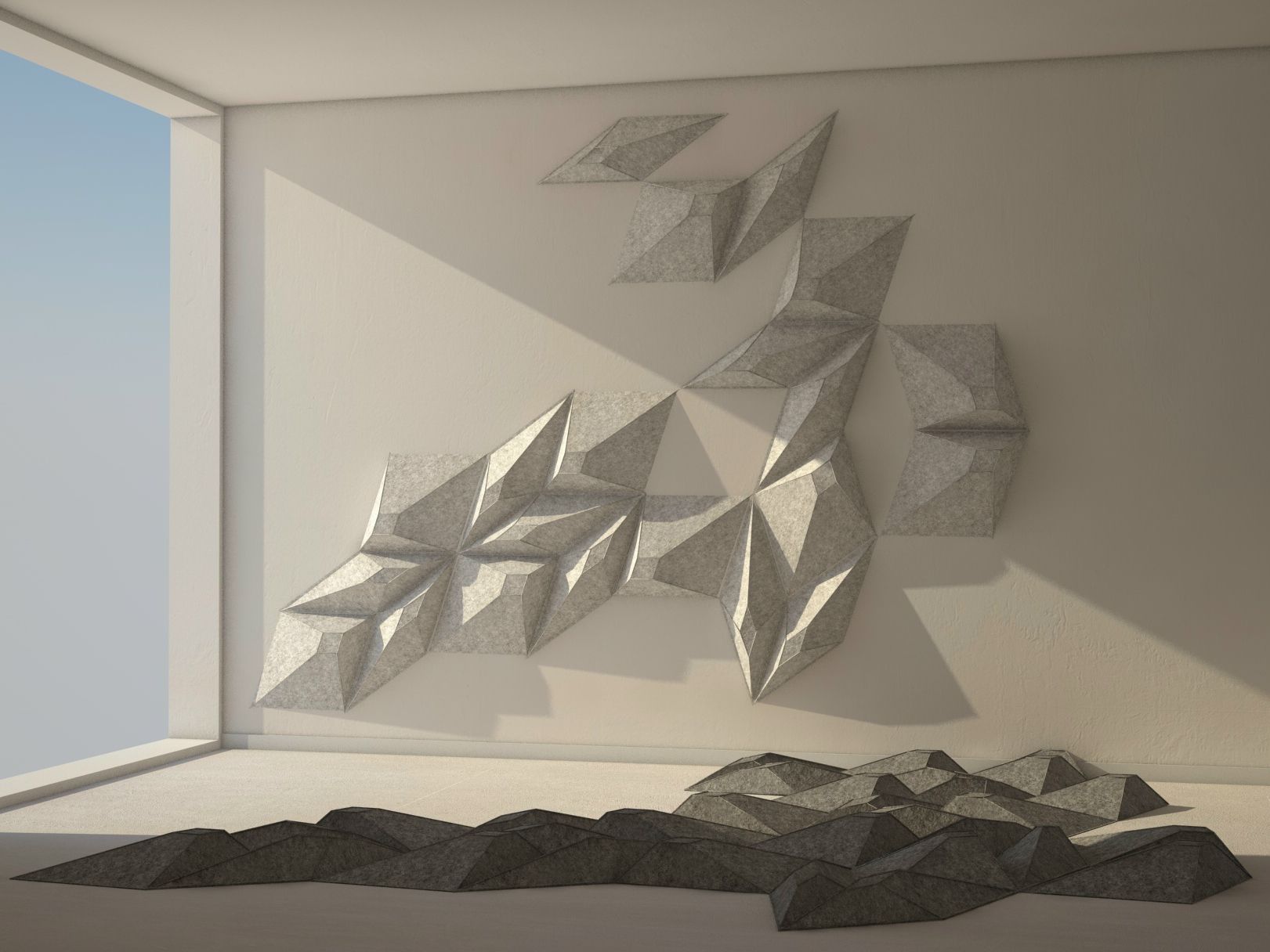 Акустическая стеновая панель из шерсти smarin Les Angles ARCH-00003501