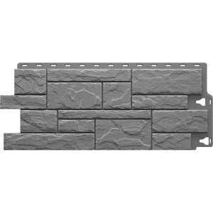 Фасадная панель Docke Dacha Камень крупный серый 0.38 м²