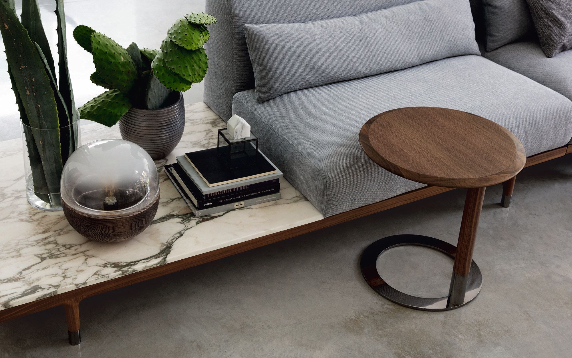 Съемный тканевый диван с журнальной стойкой Porada Soul ARCH-00074706 - Вид №1