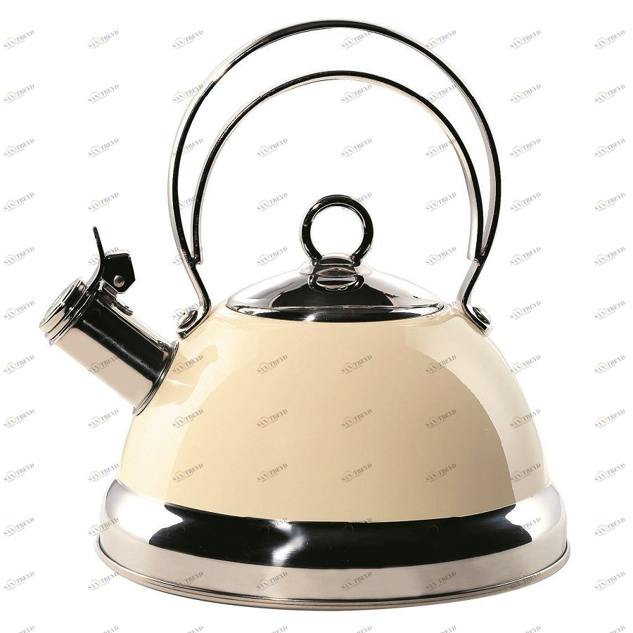 Чайник со свистком, 2,5 л, кремовый Wesco 34052023