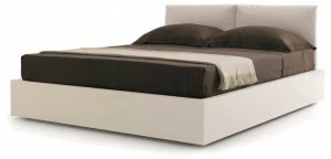 Zalf Кровать-контейнер двуспальная с мягким изголовьем