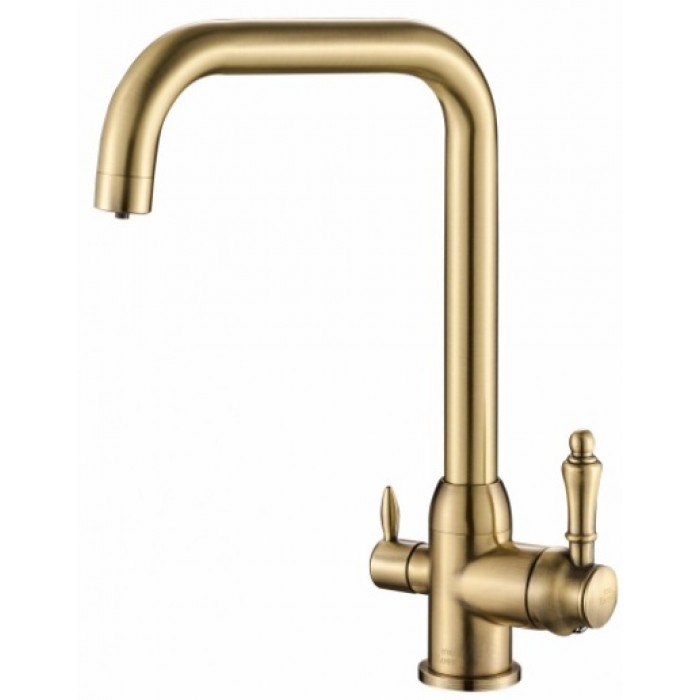 Steel Hammer SH 725 BRONZE Смеситель для кухни Zorg 358x246  - Вид №1