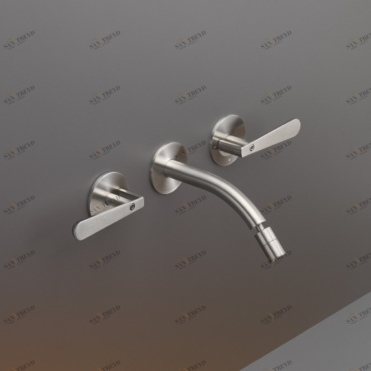 Настенный двойную ручку смеситель с регулируемым носиком L. 170 мм  LTZ04 CEADESIGN 